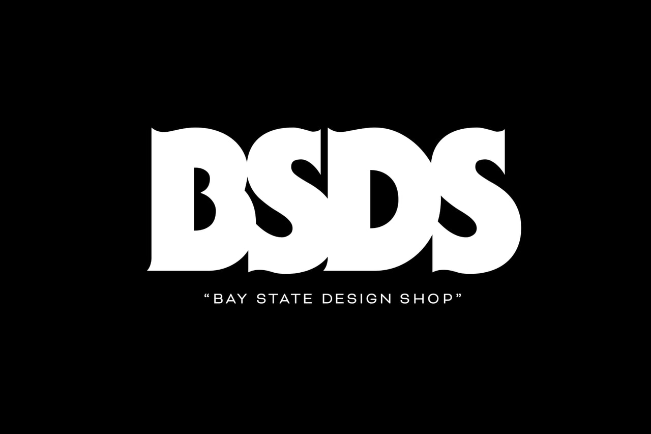 White BSDS wordmark on black, with Bay State Design Shop written underneath.